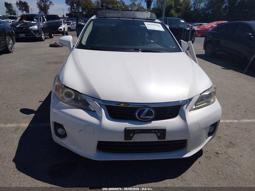 LEXUS CT 200H 2013 VIN JTHKD5BH7D2164478