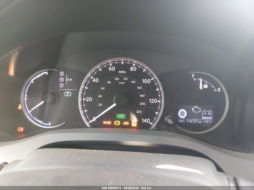 2013 LEXUS CT 200H auction photo 7