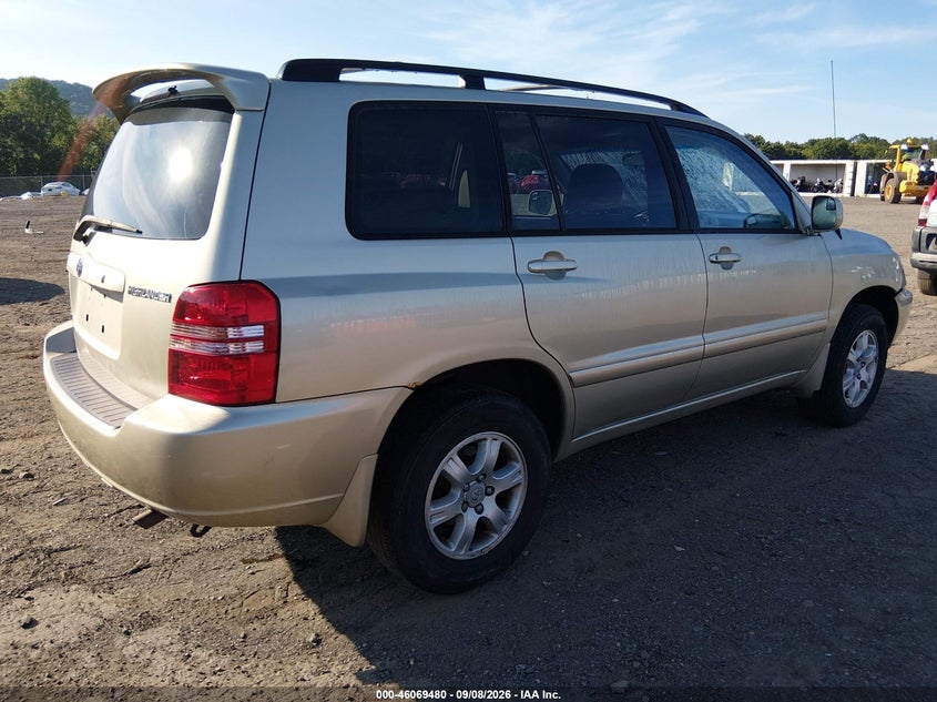 TOYOTA HIGHLANDER 2003 VIN JTEHF21AX30149603