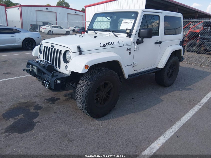 2017 Jeep Wrangler, Звичайний знос, IAAI, VIN 1C4AJWBG6HL566009 — фото 2