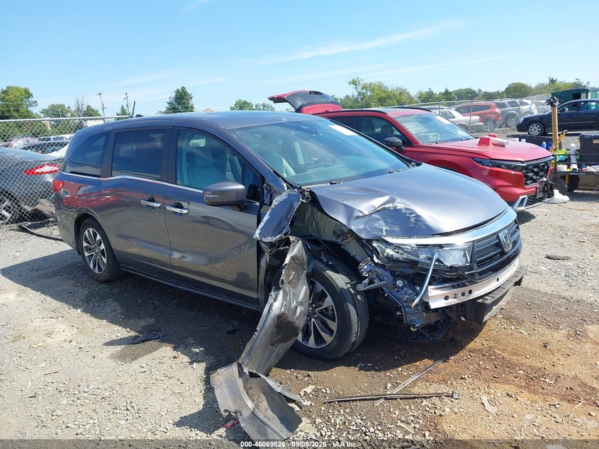 Vin: 5fnrl6h6xpb072863, lot: 46569061, honda odyssey ex-l 20231