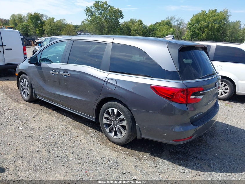 Vin: 5fnrl6h6xpb072863, lot: 46569061, honda odyssey ex-l 20233
