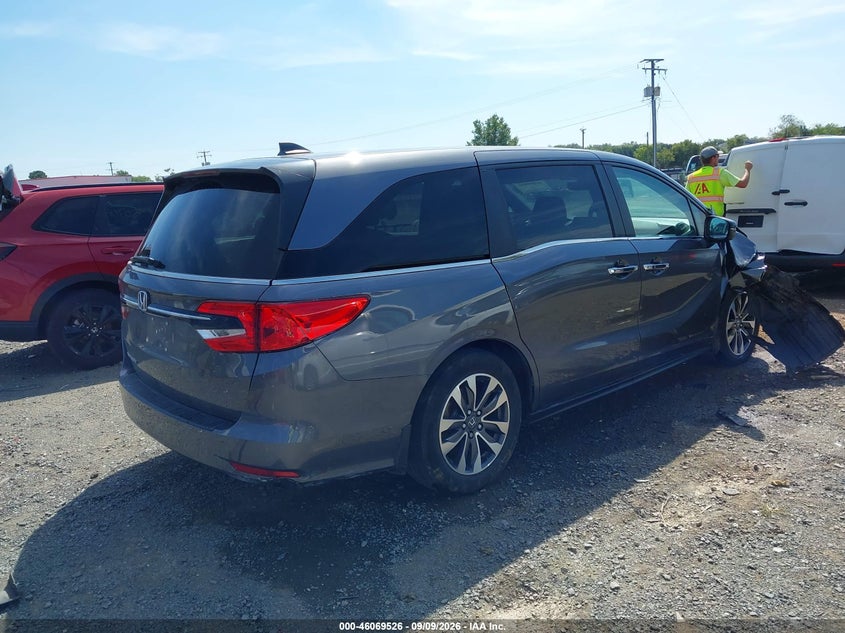 Vin: 5fnrl6h6xpb072863, lot: 46569061, honda odyssey ex-l 20234