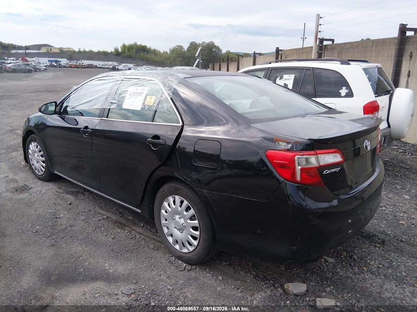 Vin: 4t4bf1fk1cr175605, lot: 46569092, toyota camry le 20123