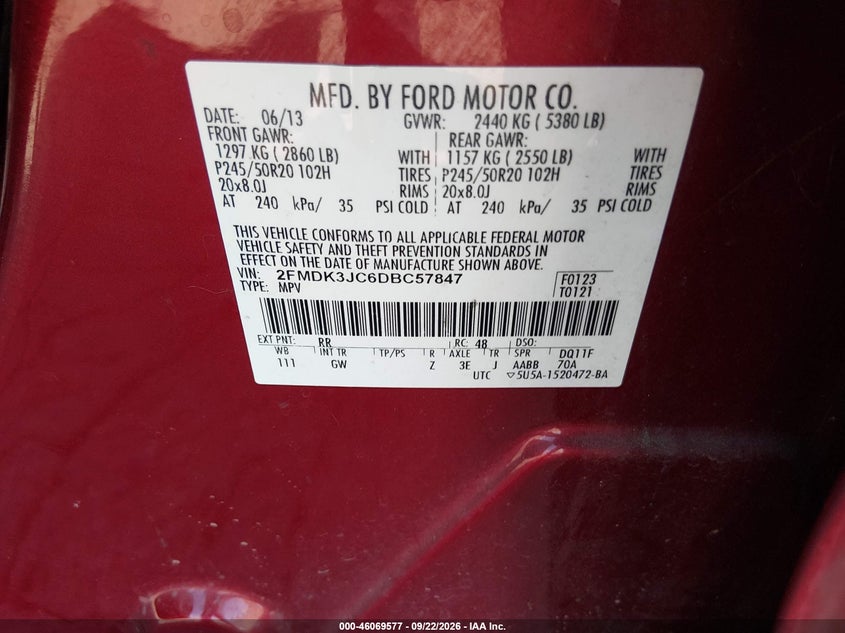 2013 FORD EDGE SEL · Photo 9