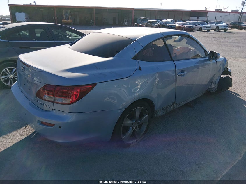 LEXUS IS 250C 2010 VIN JTHFF2C26A2510682