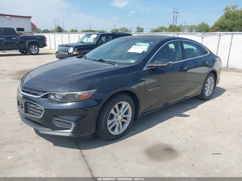 Vin: 1g1ze5st1gf324183, lot: 46569242, chevrolet malibu 1lt 20162