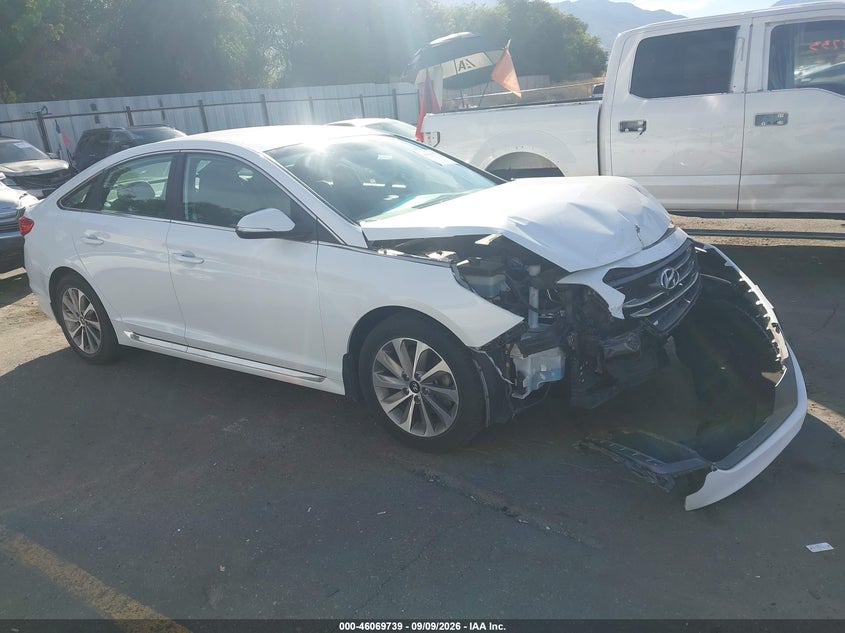 2015 Hyundai Sonata Sport, Front, IAAI, VIN 5NPE34AF9FH053069