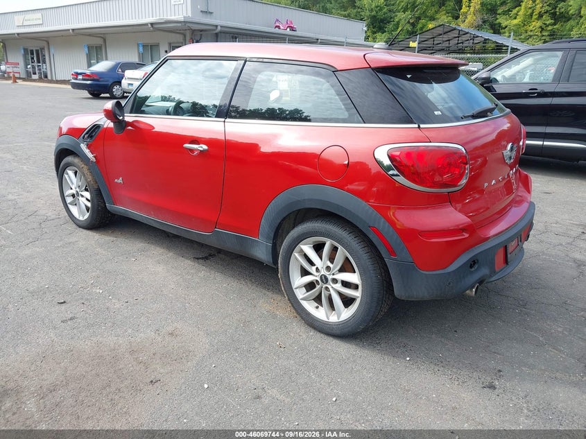 Vin: wmwss7c53dwn51719, lot: 46569279, mini paceman cooper s 20133