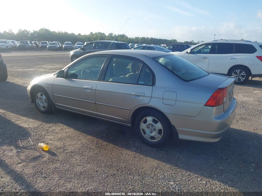 2005 HONDA CIVIC HYBRID auction photo 3