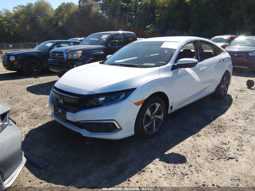 Vin: 2hgfc2f6xkh600663, lot: 46569325, honda civic lx 20192