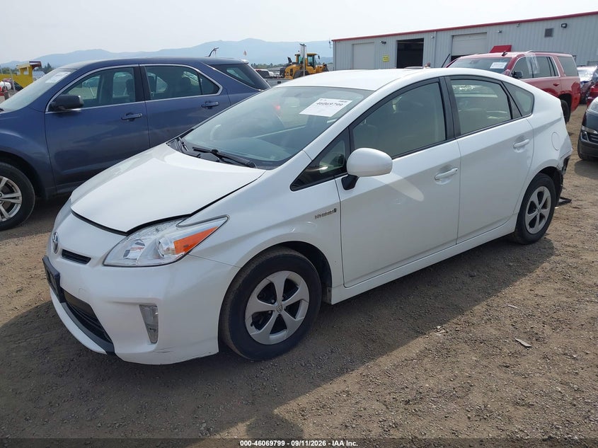 Vin: jtdkn3du4f1975967, lot: 46569334, toyota prius two 20152