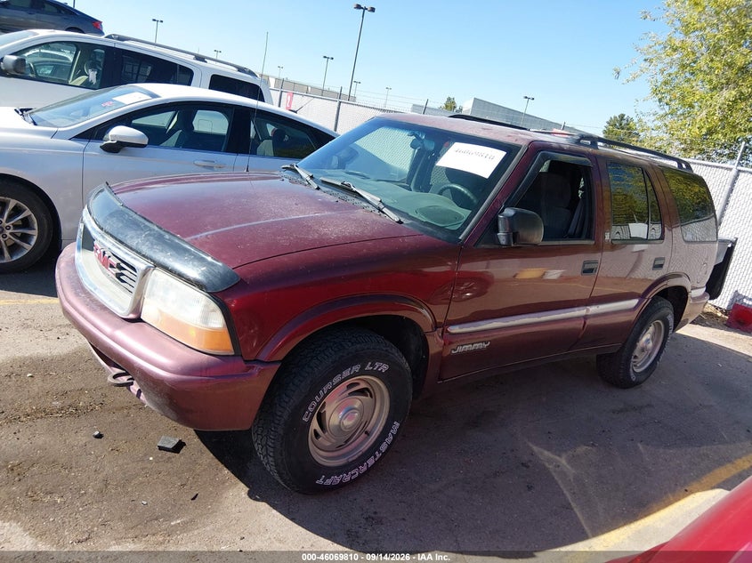 GMC JIMMY 2000 VIN 1GKDT13W6Y2242097