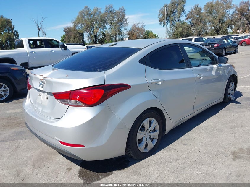 Vin: 5npdh4ae0gh730239, lot: 46569376, hyundai elantra se 20164