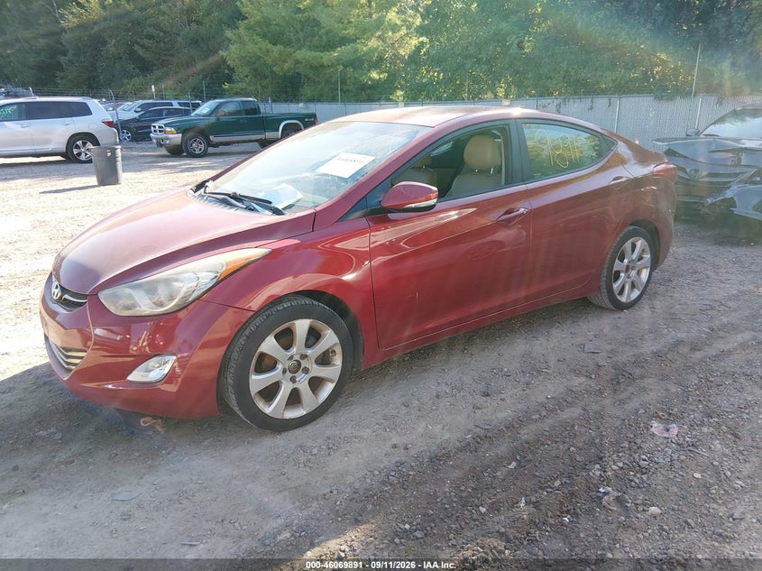 2012 HYUNDAI ELANTRA auction photo 2