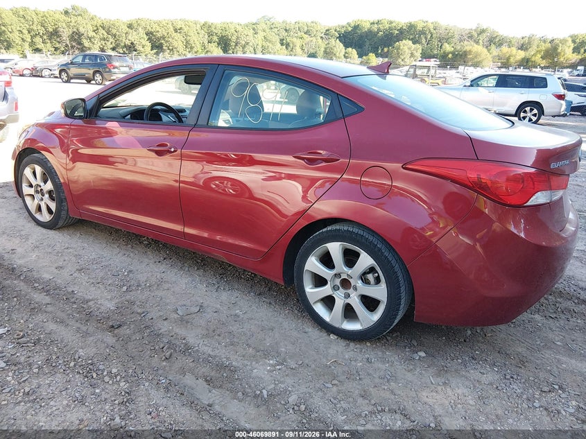 2012 HYUNDAI ELANTRA auction photo 3