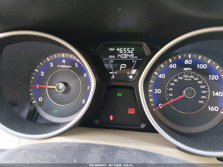 2012 HYUNDAI ELANTRA auction photo 7