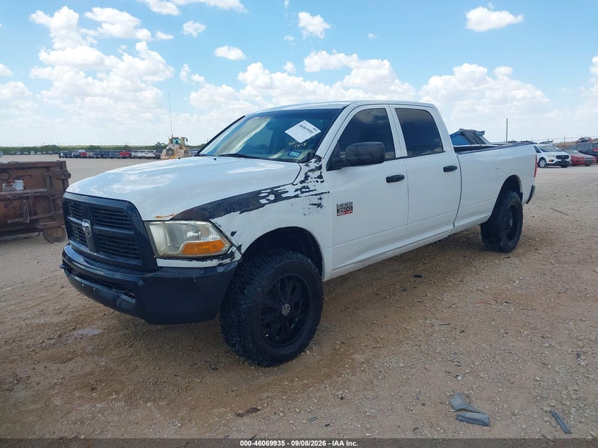 RAM 2500 2012 VIN 3C6TD5HT6CG224443