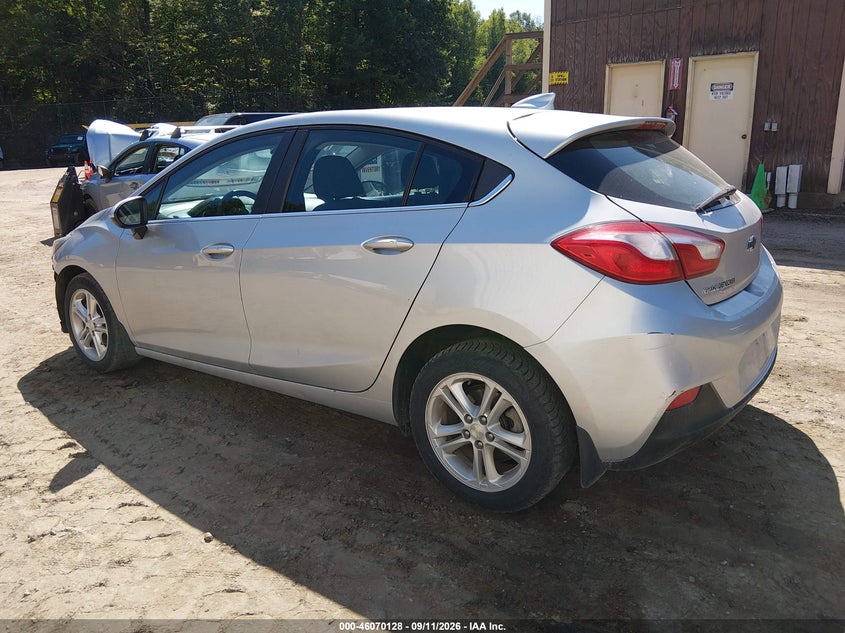 Vin: 3g1be6sm3js653261, lot: 46569663, chevrolet cruze lt auto 20183