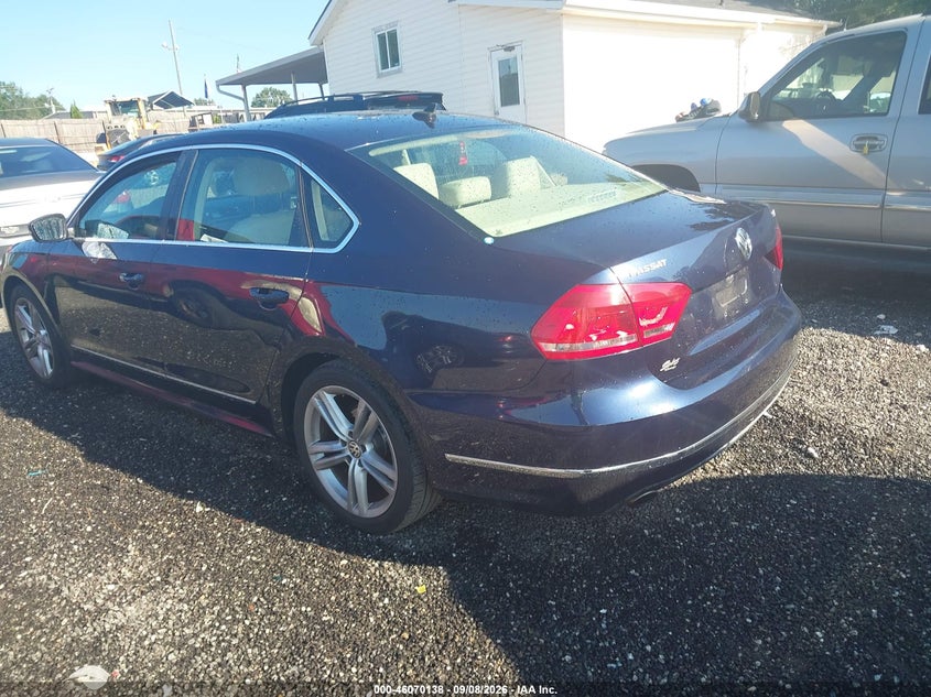 Vin: 1vwcs7a3xec017349, lot: 46569673, volkswagen passat 1.8t sel premium 20143