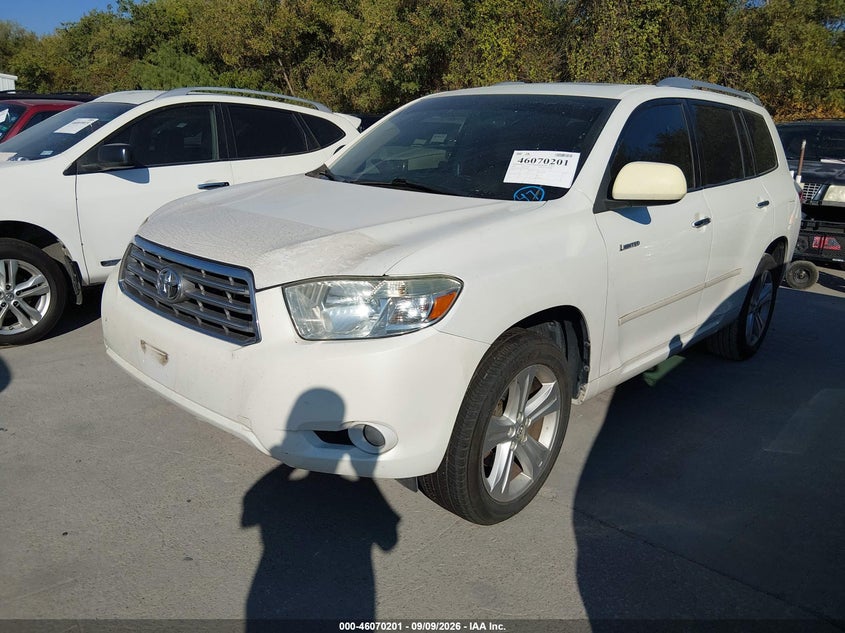 2010 Toyota Highlander, Звичайний знос, IAAI, VIN JTEYK3EH7A2103480 — фото 2
