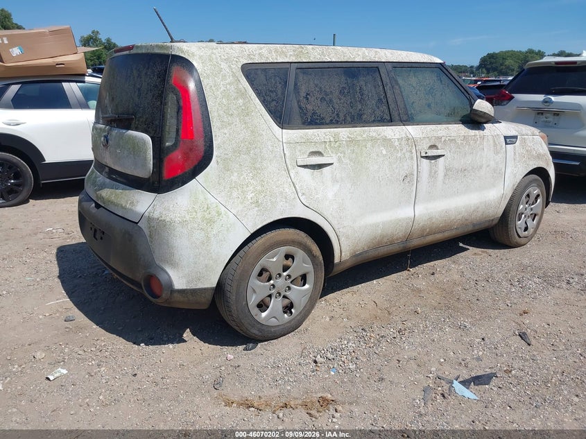 Vin: kndjn2a26f7208000, lot: 46569737, kia soul 20154