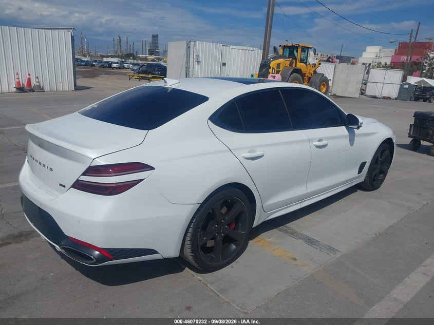 Vin: kmtg44se2tu163041, lot: 46569767, genesis g70 3.3t rwd sport prestige 20264
