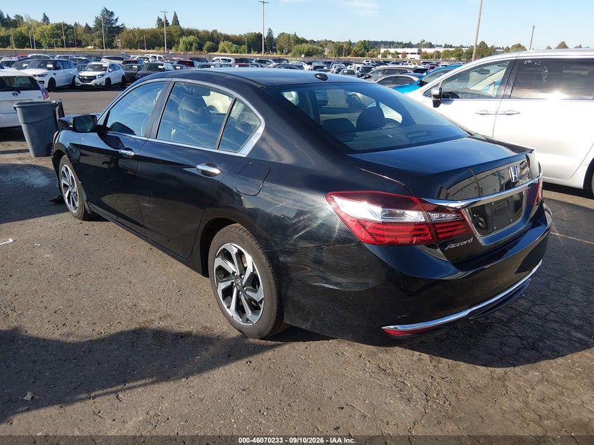 Vin: 1hgcr2f88ga007909, lot: 46569768, honda accord ex-l 20163