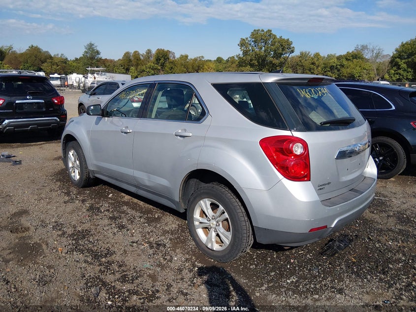 Vin: 2gnflcek4d6175711, lot: 46569769, chevrolet equinox ls 20133