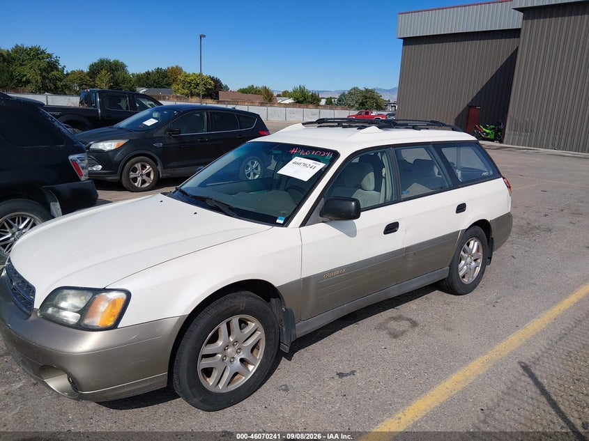 2002 Subaru Outback, Обычный износ, IAAI, VIN 4S3BH665426651493 — фото 2