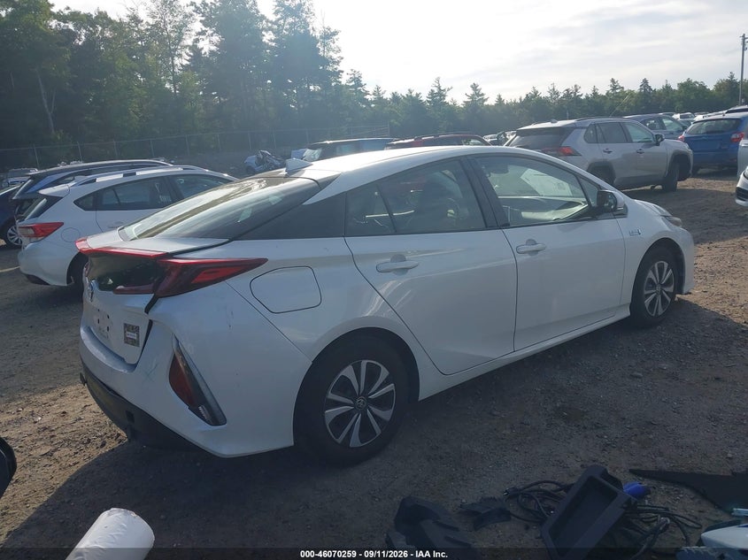 Vin: jtdkarfp4h3064406, lot: 46569794, toyota prius prime premium 20174