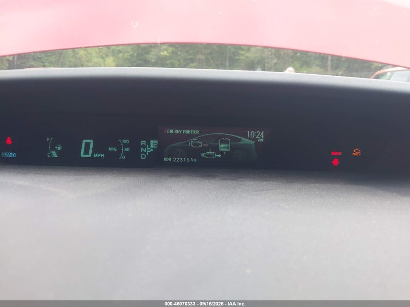 TOYOTA PRIUS 2012 VIN JTDKN3DU8C5465853