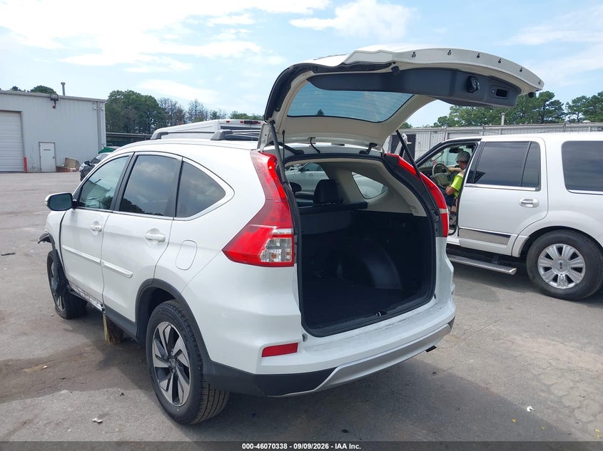 Vin: 5j6rm4h97fl102435, lot: 46569873, honda cr-v touring 20153