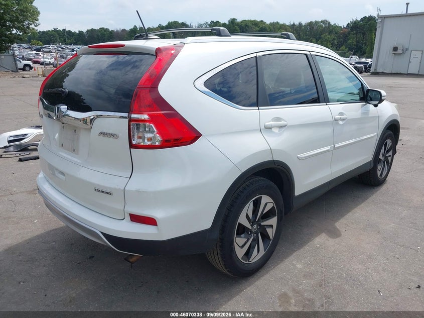 Vin: 5j6rm4h97fl102435, lot: 46569873, honda cr-v touring 20154