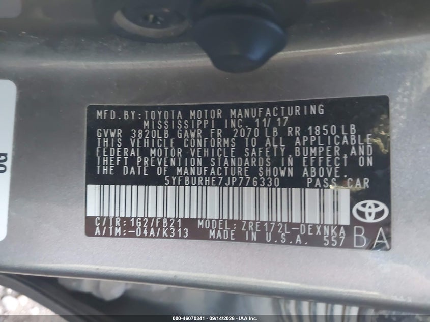 TOYOTA COROLLA - zdjęcie 9