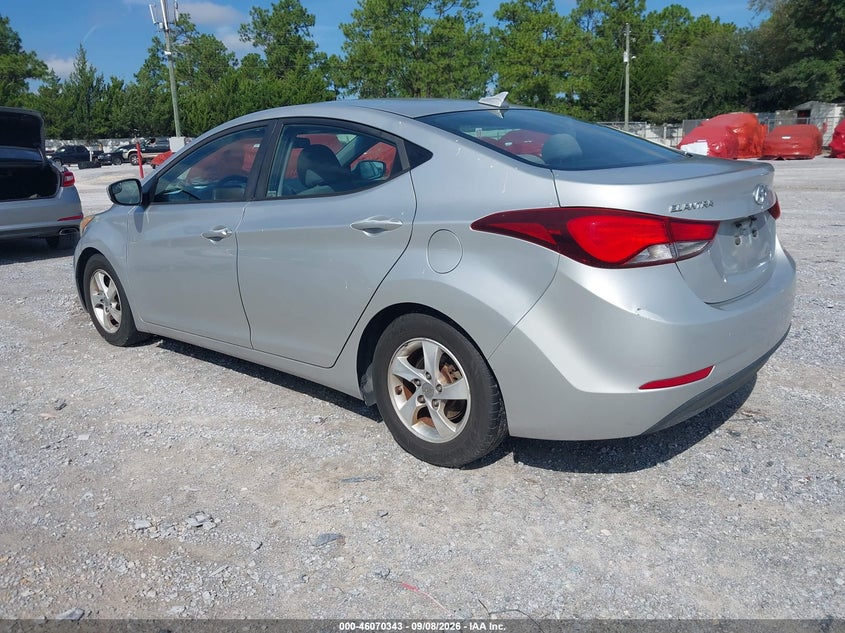 Vin: 5npdh4ae1fh651239, lot: 46569878, hyundai elantra se 20153