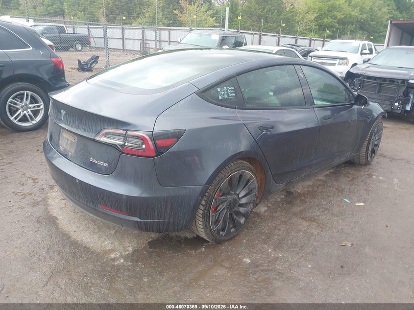 2021 TESLA MODEL 3 auction photo 4