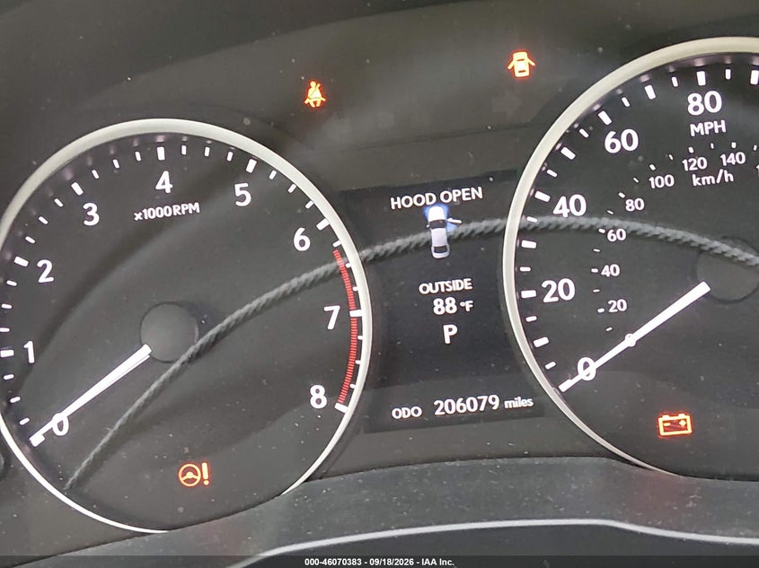 LEXUS ES 350 2014 VIN JTHBK1GGXE2124010