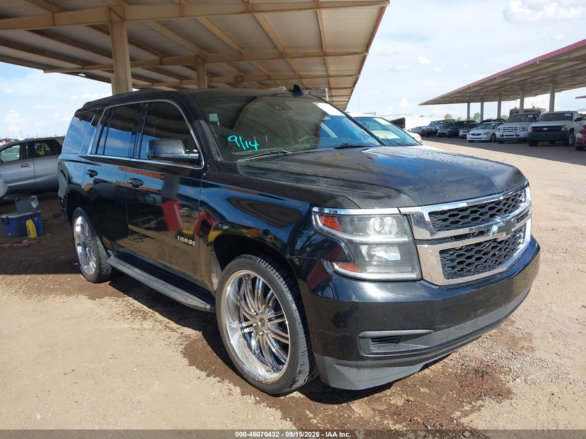 Vin: 1gnscbkc8gr289242, lot: 46569967, chevrolet tahoe lt 20161