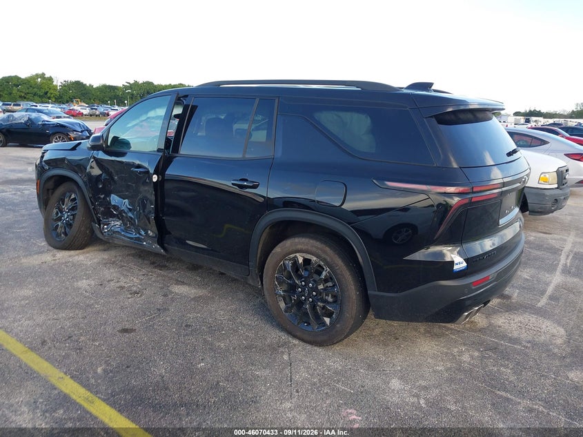 Vin: 1gnergks4rj201465, lot: 46569968, chevrolet traverse fwd lt 20243