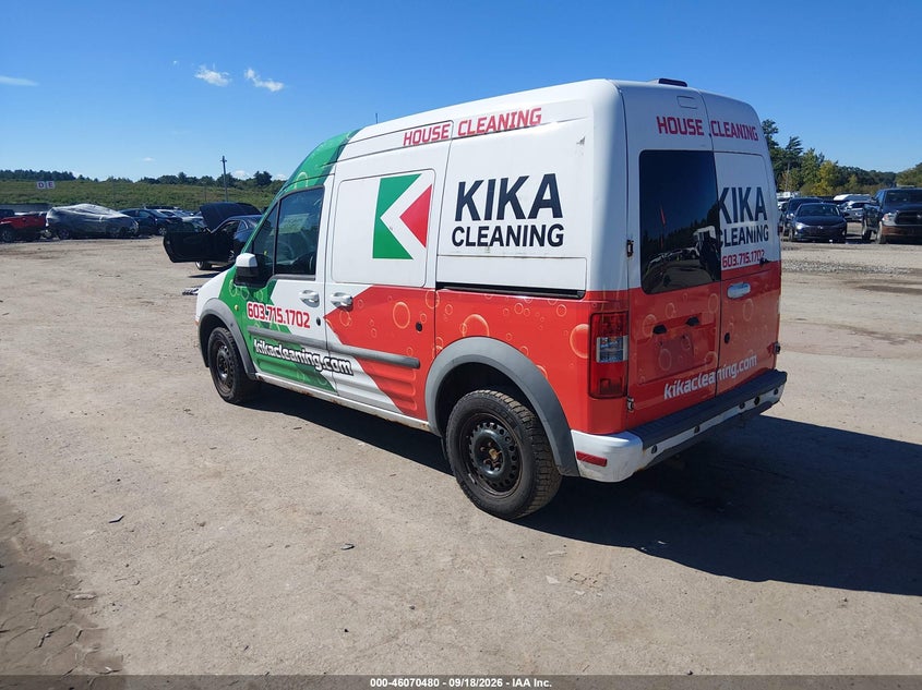 Vin: nm0ks9bn4ct114390, lot: 46570015, ford transit connect xlt 20123