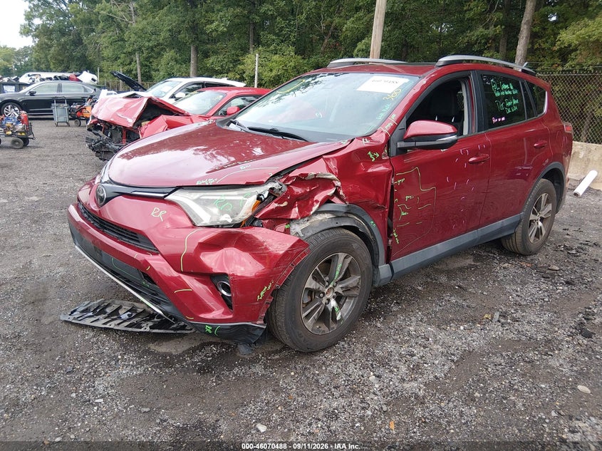 Vin: 2t3rfrev2jw762578, lot: 46570023, toyota rav4 xle 20182