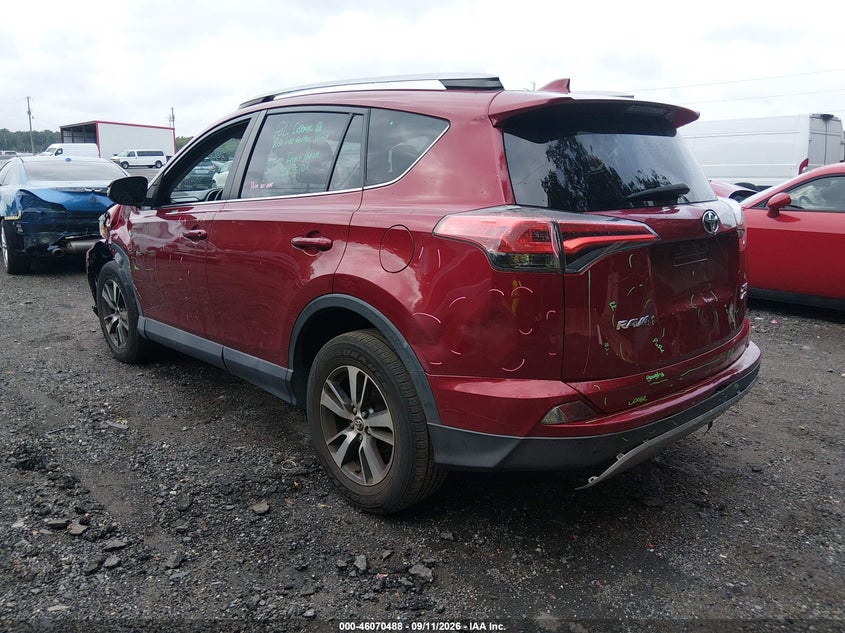 Vin: 2t3rfrev2jw762578, lot: 46570023, toyota rav4 xle 20183