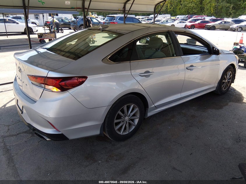 Vin: 5npe24af7jh687735, lot: 46570080, hyundai sonata se 20184