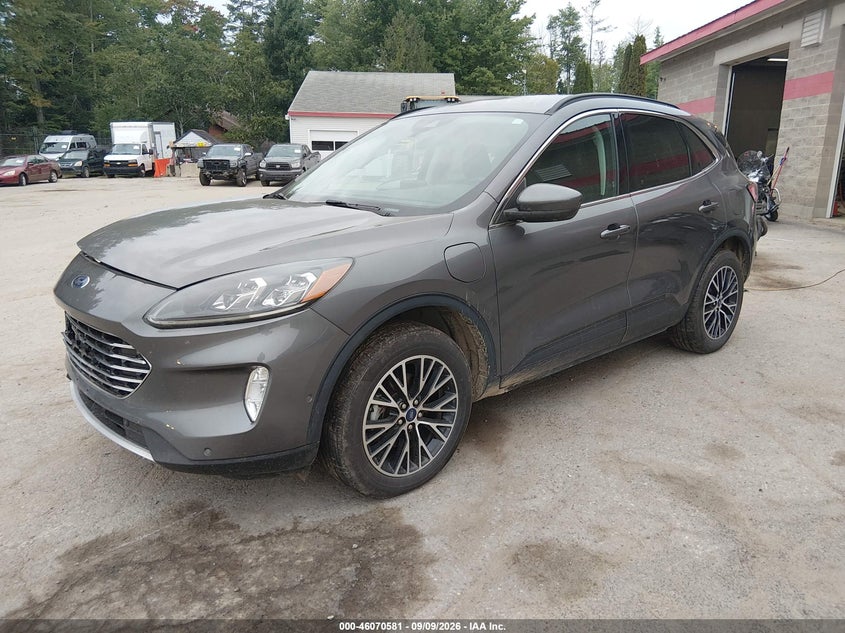 Vin: 1fmcu0lz0mua67025, lot: 46570116, ford escape titanium plug-in hybrid 20212