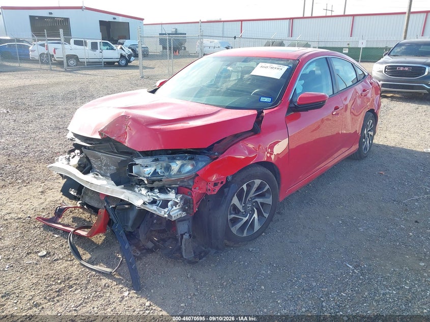 Vin: 2hgfc2f77gh574460, lot: 46570130, honda civic ex 20162