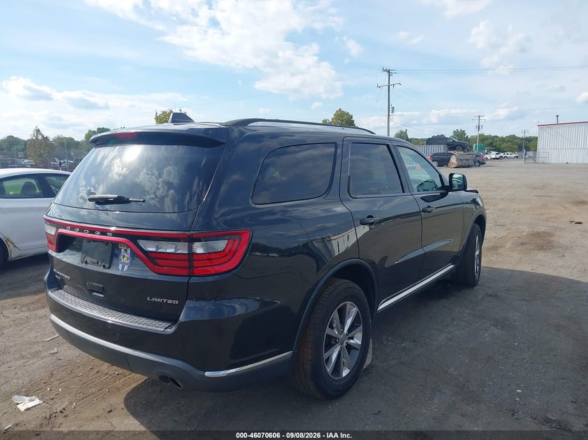 Vin: 1c4rdjdg4gc375083, lot: 46570141, dodge durango limited 20164