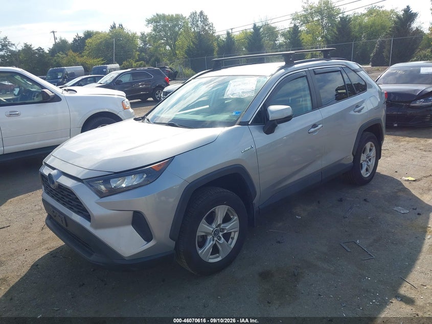 Vin: 2t3mwrfv4kw022752, lot: 46570151, toyota rav4 hybrid le 20192