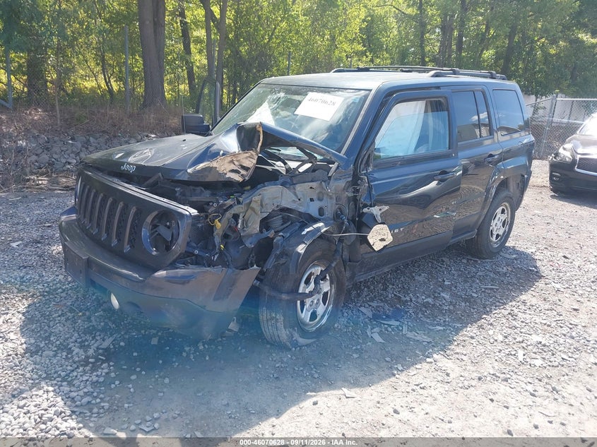 Vin: 1c4njrbb2ed591406, lot: 46570163, jeep patriot sport 20142