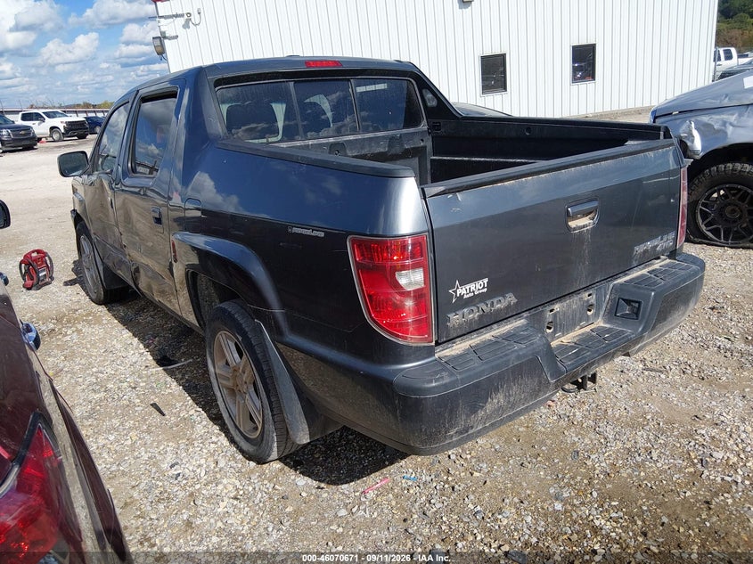 Vin: 5fpyk1f58bb453025, lot: 46570206, honda ridgeline rtl 20113